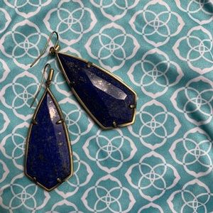 Kendra Scott blue lapis earrings